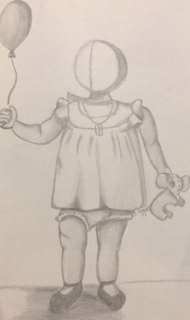 Un sueño de Gimena, mujer con narcolepsia que dibuja lo que sueña.