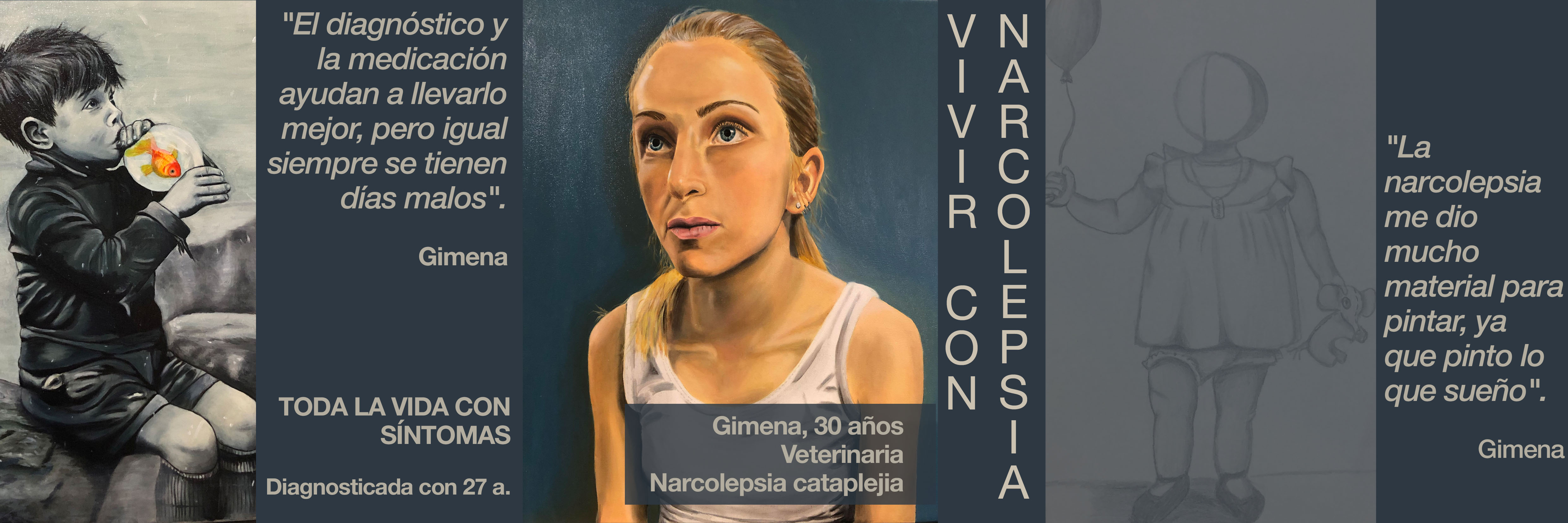 Autorretrato inacabado de Gimena y sus sueños.